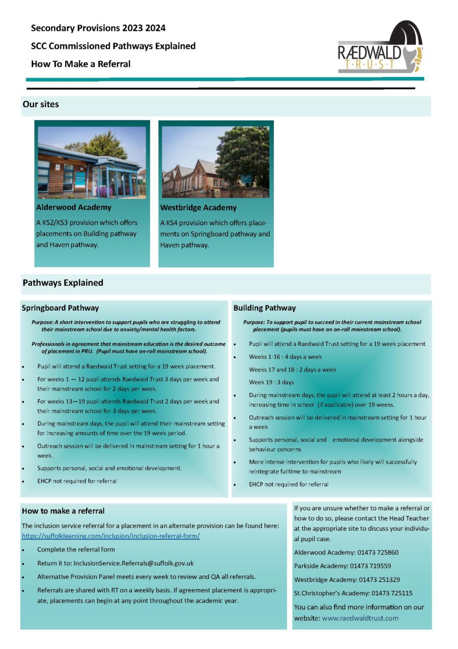 Raedwald Secondary Poster 2023 2024 Page 1